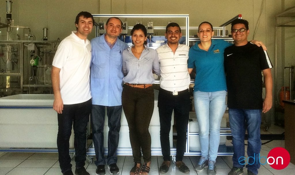 Setting-up at INA (Instituto Nacional de Aprendizaje) in Costa Rica.